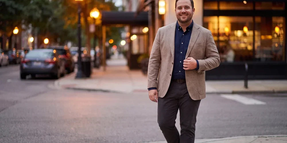 How to Dress for a First Date If You're an Overweight Man