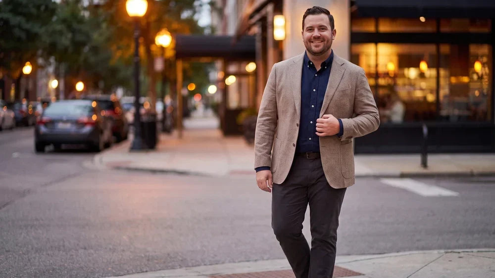 How to Dress for a First Date If You're an Overweight Man