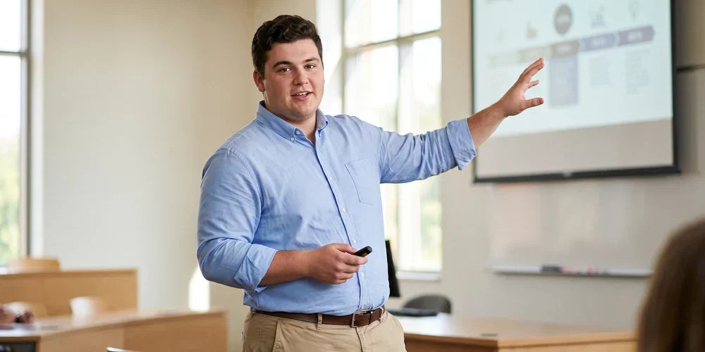 What to Wear for a University Presentation as a Bigger Guy (Full Outfit Guide)