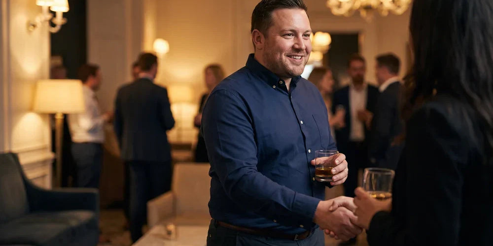 What to Wear to a Networking Event as a Big Guy (Without Overthinking It)