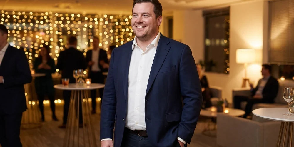 What to Wear to an Office Party for Big Men