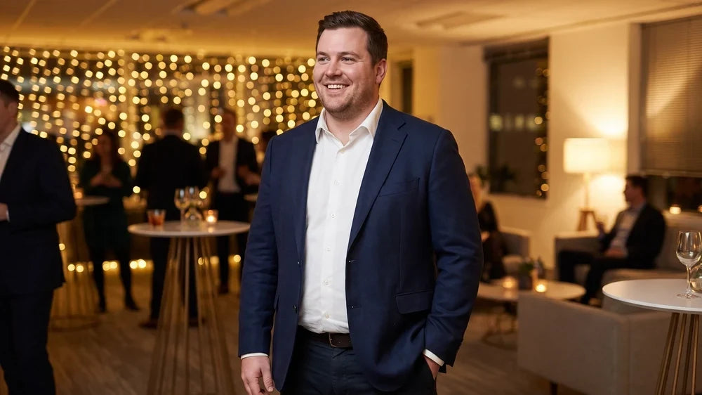 What to Wear to an Office Party for Big Men