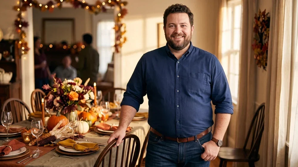 What to Wear to Thanksgiving for Big Guys (No Guessing, Just an Outfit That Works)