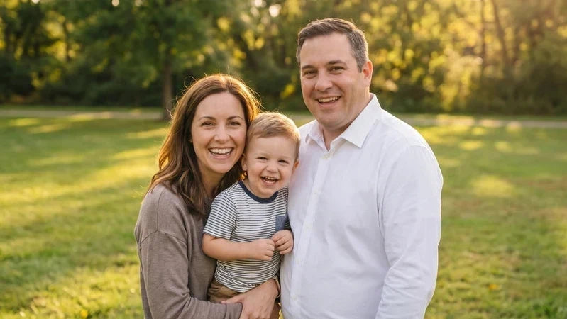 What to Wear for Family Photos When You're a Big Guy