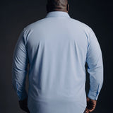 No-Gap Stretch Dress Shirt – Light Blue / Long Sleeve