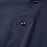 No-Gap Stretch Dress Shirt – Navy / Long Sleeve