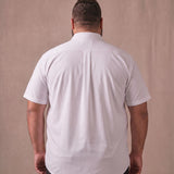 No-Gap Stretch Shirt – White / Short Sleeve