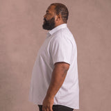 No-Gap Stretch Shirt – White / Short Sleeve