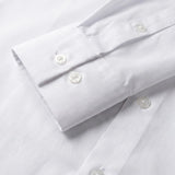 No-Gap Stretch Shirt – White / Long Sleeve