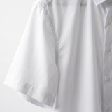 No-Gap Stretch Shirt – White / Short Sleeve