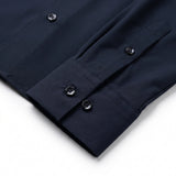 No-Gap Stretch Shirt – Navy / Long Sleeve