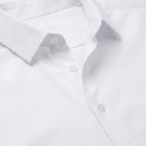 White dress shirt fabric detail close-up